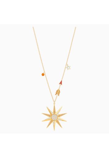 Collana Lucky Goddess Star, multicolore, Placcato oro