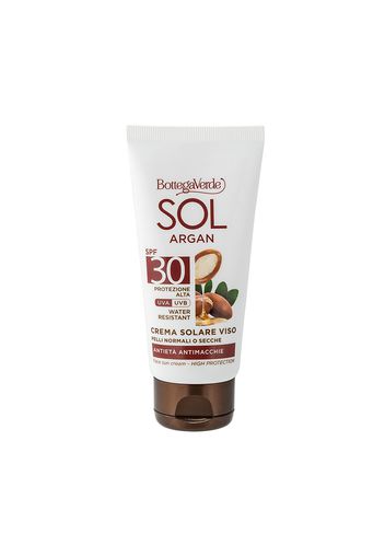 Sol Argan - Crema Solare Viso - Spf30 Protezione Alta