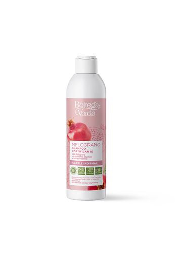 Bottega Verde Melograno - Shampoo Fortificante - Con Melograno Da Economia Circolare E Mix Di Vitamine - Capelli Normali