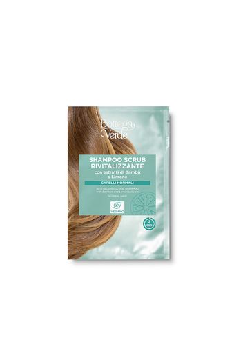 Bottega Verde Shampoo Scrub Rivitalizzante - Con Estratti Di Bamboo E Limone - Azione Esfoliante E Purificante - Capelli Normali - Agisce In 2 Minuti