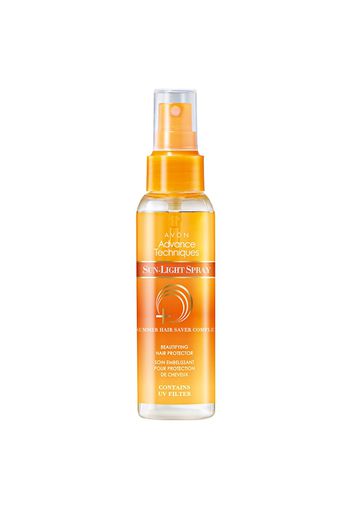 Spray solare protettivo per capelli. Con filtro UV