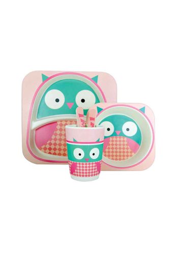 Set di stoviglie per bambini Owl