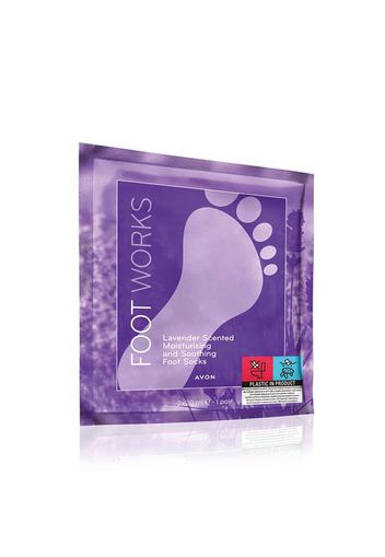 Avon Maschera piedi idratante e lenitiva alla Lavanda Footworks