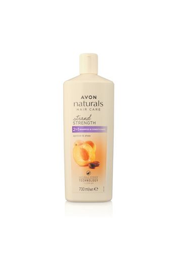 Avon 2 in 1 Shampoo e balsamo all&#39;Albicocca e Burro di Karité Naturals