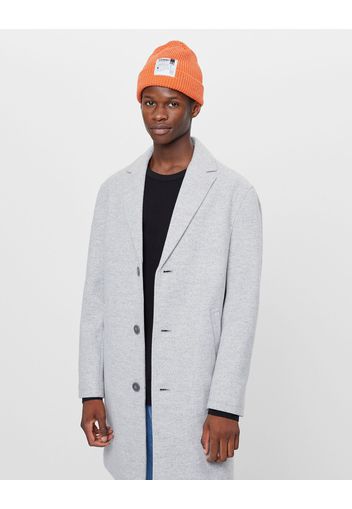 Bershka Cappotto Lungo Uomo S Grigio