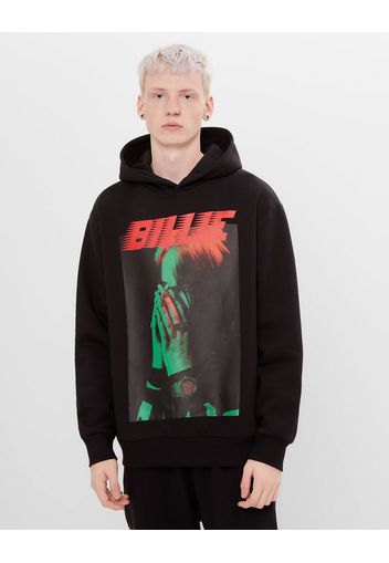 Bershka Felpa Billie Eilish X Bershka Uomo L Nero