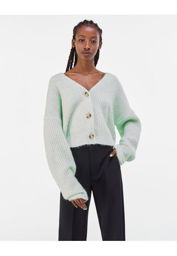 Bershka Giacca Maglia Donna L Verde