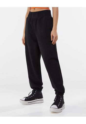 Bershka Pantaloni Jogger In Felpa Boxing Donna S Nero