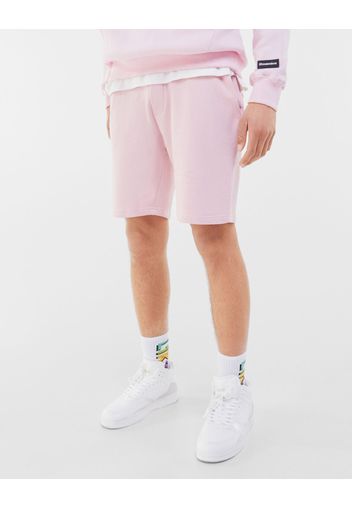 Bershka Bermuda Felpa Jogger Uomo S Rosa