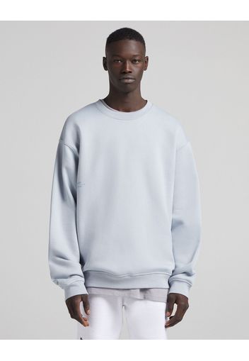 Bershka Felpa Con Collo Rotondo Uomo M Azzurro