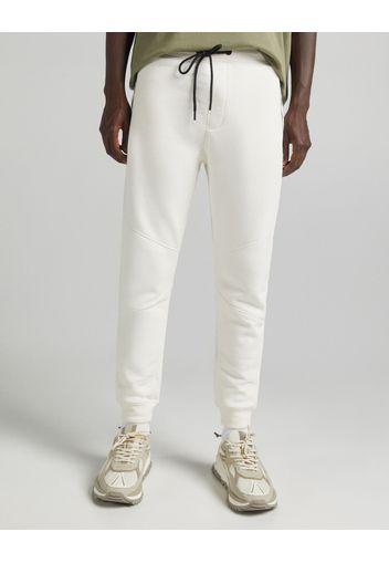 Bershka Pantaloni Jogger Cerniere Uomo L Avorio