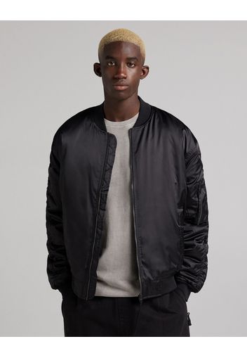 Bershka Bomber Imbottito Uomo Xxl Nero