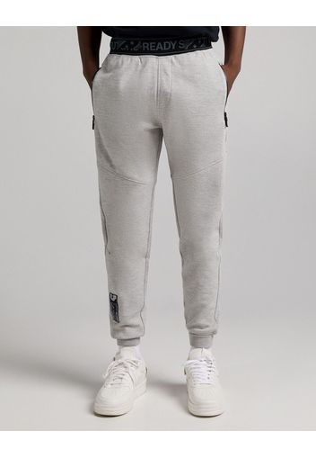 Bershka Pantaloni In Felpa Slim Fascia Elastica Uomo L Grigio