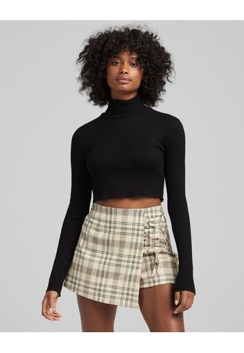 Bershka Skort Accessorio Donna S Camel