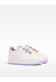 Bershka Pantofole Decori Tallone Iridescente Donna 41 Bianco