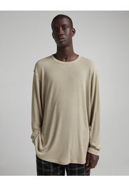 Bershka Pullover Sottile A Coste Uomo Xs Marrone