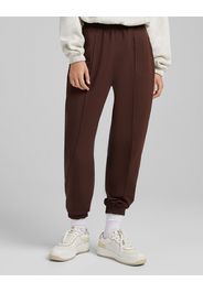 Bershka Pantaloni Jogger In Felpa Vita Boxing Donna Xl Marrone