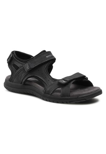 Sandali BAGHEERA - Commander 86456-6 C0102 Black/Dark Grey