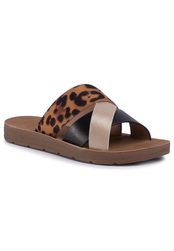 Ciabatte BETSY - 907737/02-01E Black/Brown