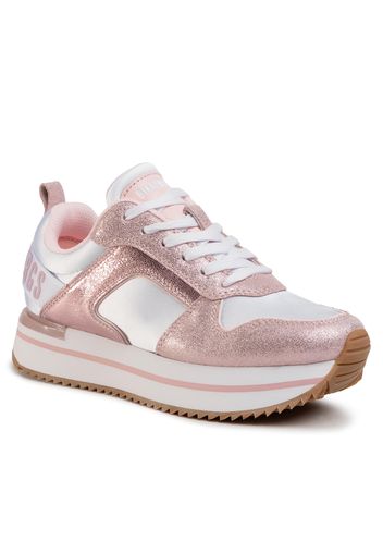 Sneakers BIKKEMBERGS - Ladene B48BKW0057  White/Soft Pink