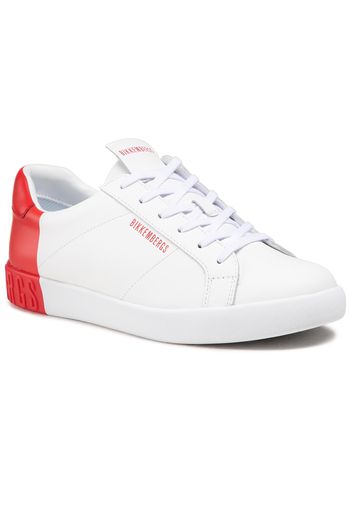 Sneakers BIKKEMBERGS - Saul B4BKM0169 White/Red