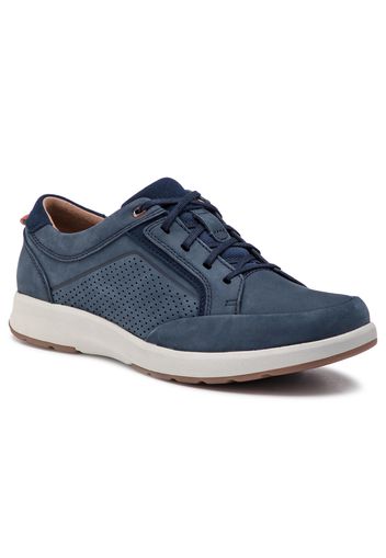 Scarpe basse CLARKS - Un Trail Form 261409767  Navy Nubuck