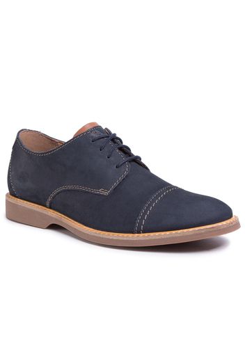 Scarpe basse CLARKS - Atticus Cap 261453427  Navy Nubuck