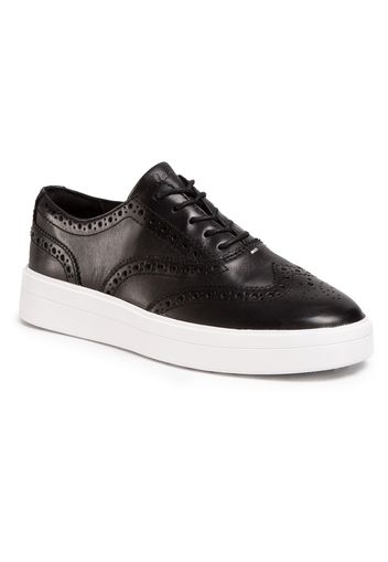 Sneakers CLARKS - Hero Brogue 261493894 Black Leather