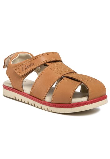 Sandali CLARKS - Frances Sun K 261506557 Tan Leather