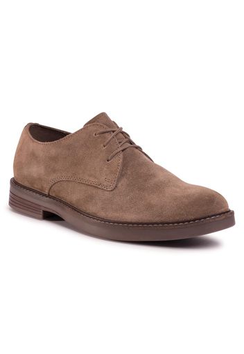 Scarpe basse CLARKS - Paulson Plain 261497507 Olive Suede