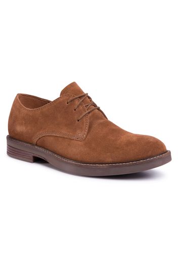 Scarpe basse CLARKS - Paulson Plain 261474607 Tan Suede