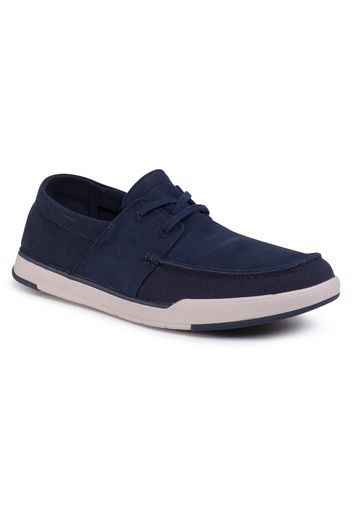 Mocassini CLARKS - Step Isle Base 261489677 Navy Canvas