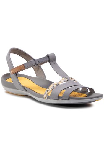 Sandali CLARKS - Tealite Grace 261423604 Grey Nubuck