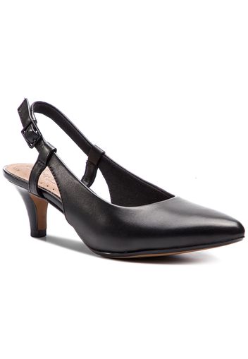 Sandali CLARKS - Linvale Loop 261400234 Black Leather