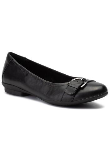 Ballerine CLARKS - Neenah Lark 261356475 Black Leather