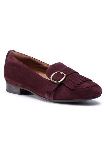 Scarpe basse CLARKS - Un Blush Fame 261519174  Burgundy Suede