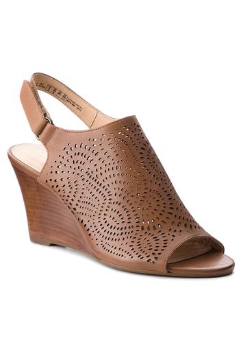 Sandali CLARKS - Raven Dawn 261318554 Tan Leather