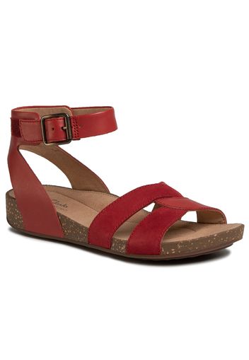 Sandali CLARKS - Un Perri Loop 261486754 Red Combi