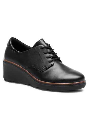 Scarpe basse CLARKS - Mazy Hyannis 261532314 Black Leather