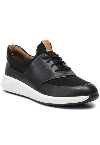 Sneakers CLARKS - Un Rio Lace 261403954  Black Leather