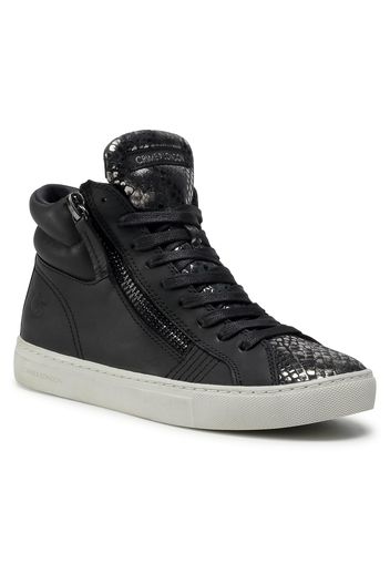 Sneakers CRIME LONDON - High Top Double Zip 25671AA3.20 Black