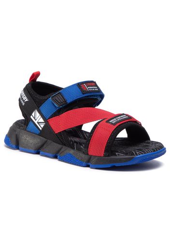 Sandali CROSBY - 207237/01-04 Black/Red