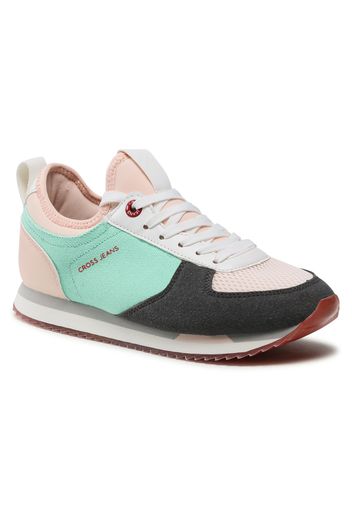 Sneakers CROSS JEANS - HH2R4049C Pink/Grey/Green