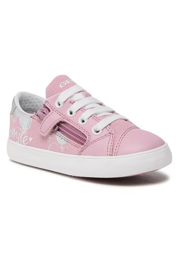 Sneakers GEOX - J Gisli G. B J024NB 0AW54 C0514 M Pink/Silver