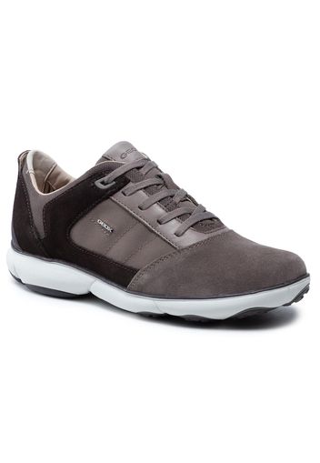 Scarpe basse GEOX - U Nebula A U15D7A 02011 C0273 Dk Brown/Dove Grey