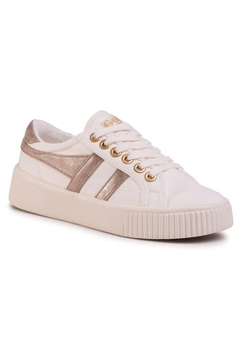 Scarpe sportive GOLA - Baseline Mark Cox CLB012 Off White/Gold