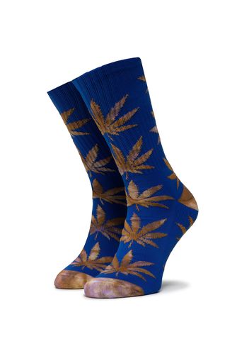 Calzini lunghi unisex HUF - Plantlife Tiedye Leaves Sock SK00433 r.OS Olympian Blue