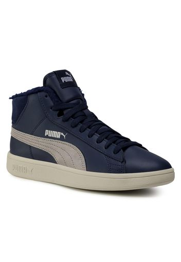 Sneakers PUMA - Smash v2 Mid L Fur Jr 366896 06 Peacoat/Grey Violet