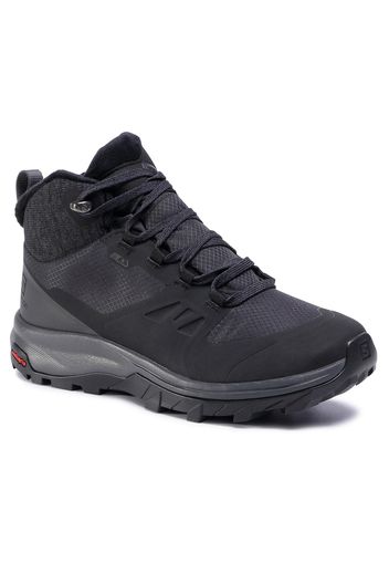 Scarpe da trekking SALOMON - Outsnap Cswp W 411101 20 V0 Black/Ebony/Black