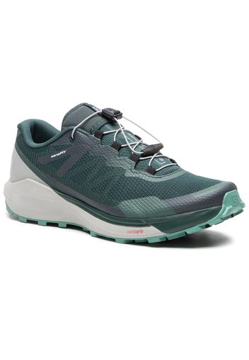 Scarpe SALOMON - Sense Ride 3 411191 27 V0 Green Gables/Alloy/Oil Blue